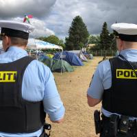 Politifolk på Roskilde Festival 
